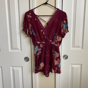 *SOLD* Super Cute Floral Romper